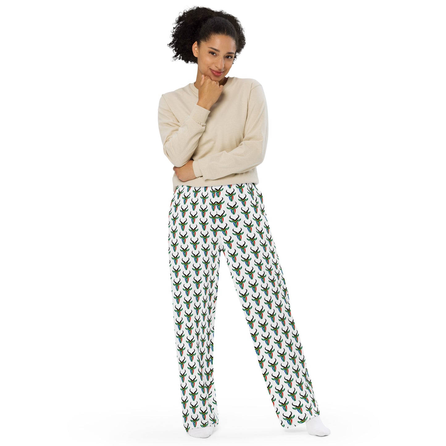 SA Colors Springbok unisex wide-leg pajama pants