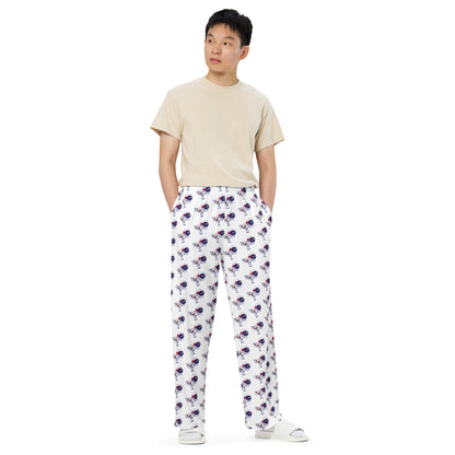 Astro Springbok unisex wide-leg pajama pants