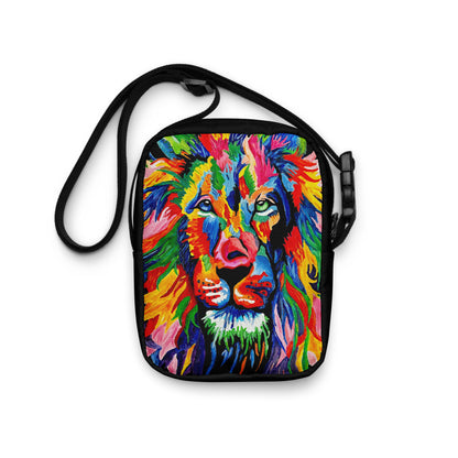 Brave Strong Fearless Lion Utility crossbody bag