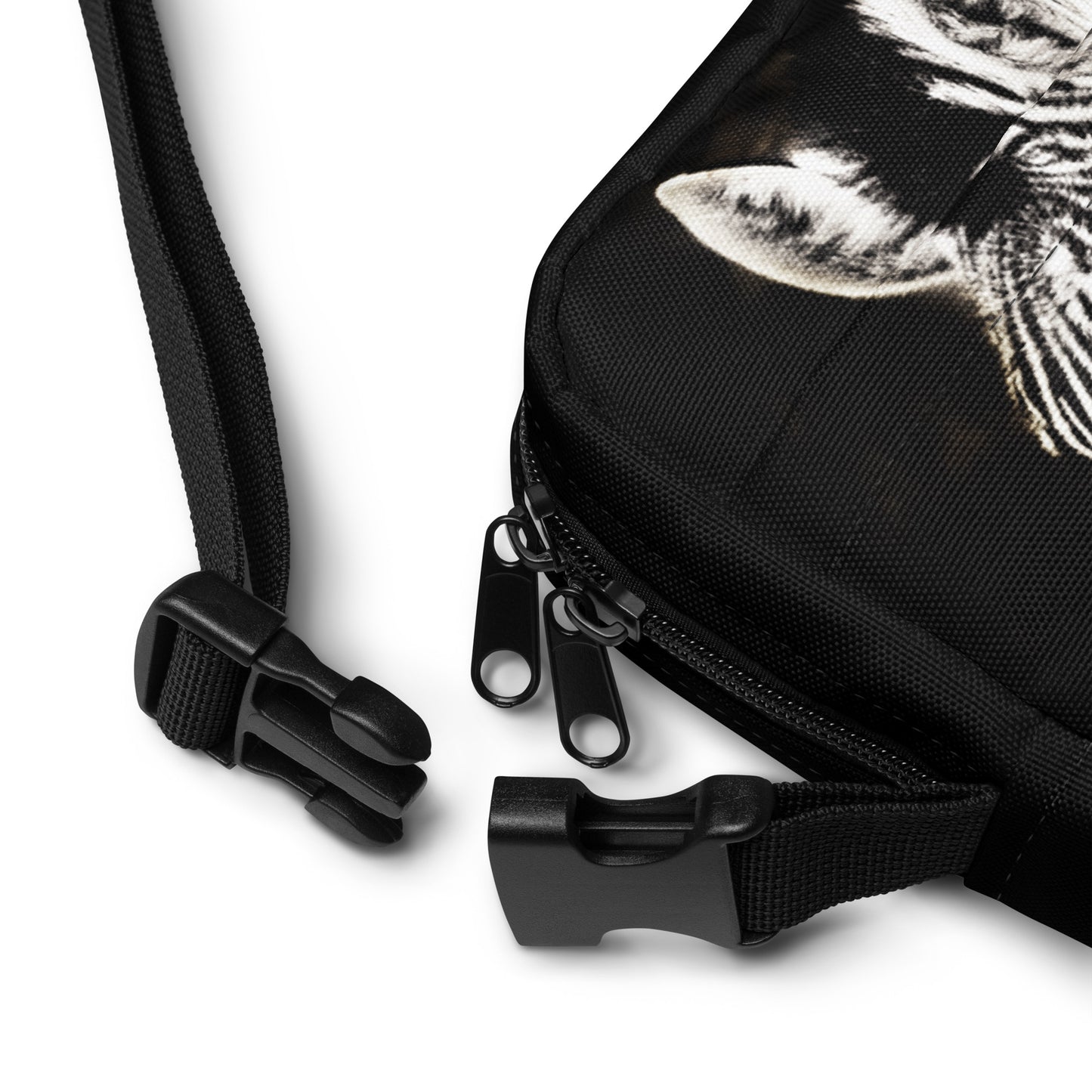 Beautiful Strong Fierce Zebra Utility crossbody bag