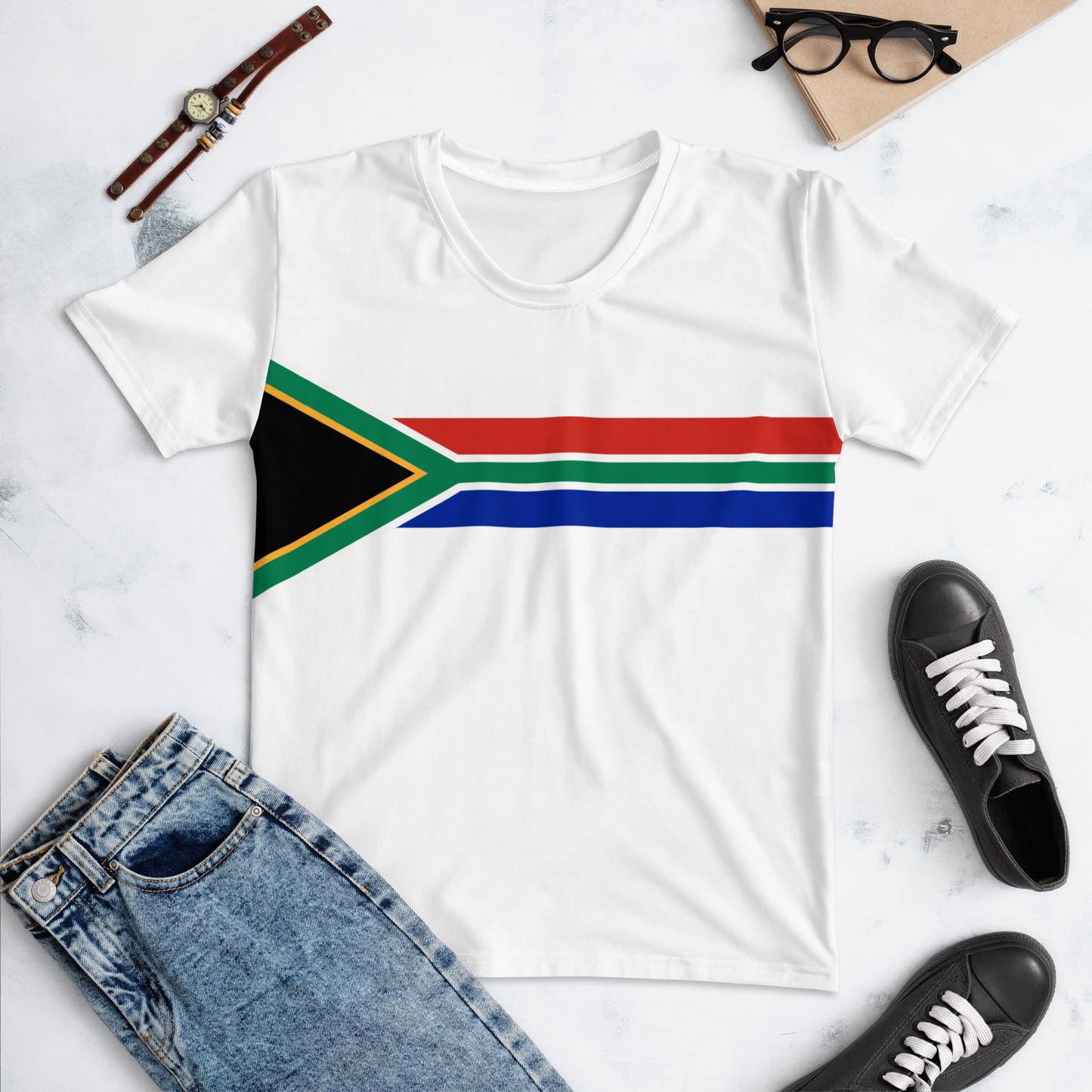 South African Flag Women's T-shirt