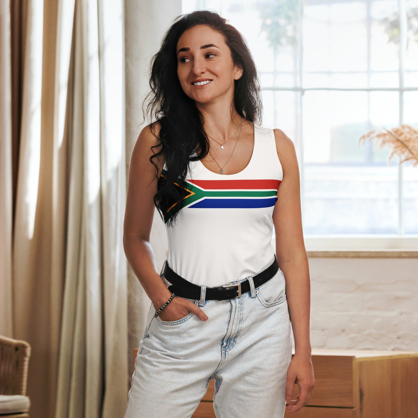 South African Flag Cut & Sew Tank Top