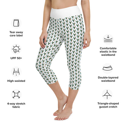 South African Springbok Yoga Capri Leggings