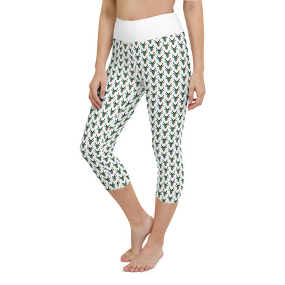 South African Springbok Yoga Capri Leggings