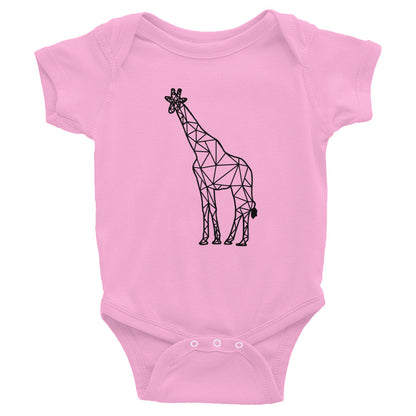 Giraffe Origami Infant Bodysuit - Light colors