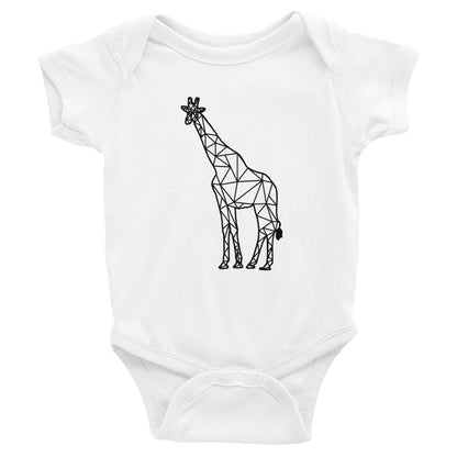 Giraffe Origami Infant Bodysuit - Light colors