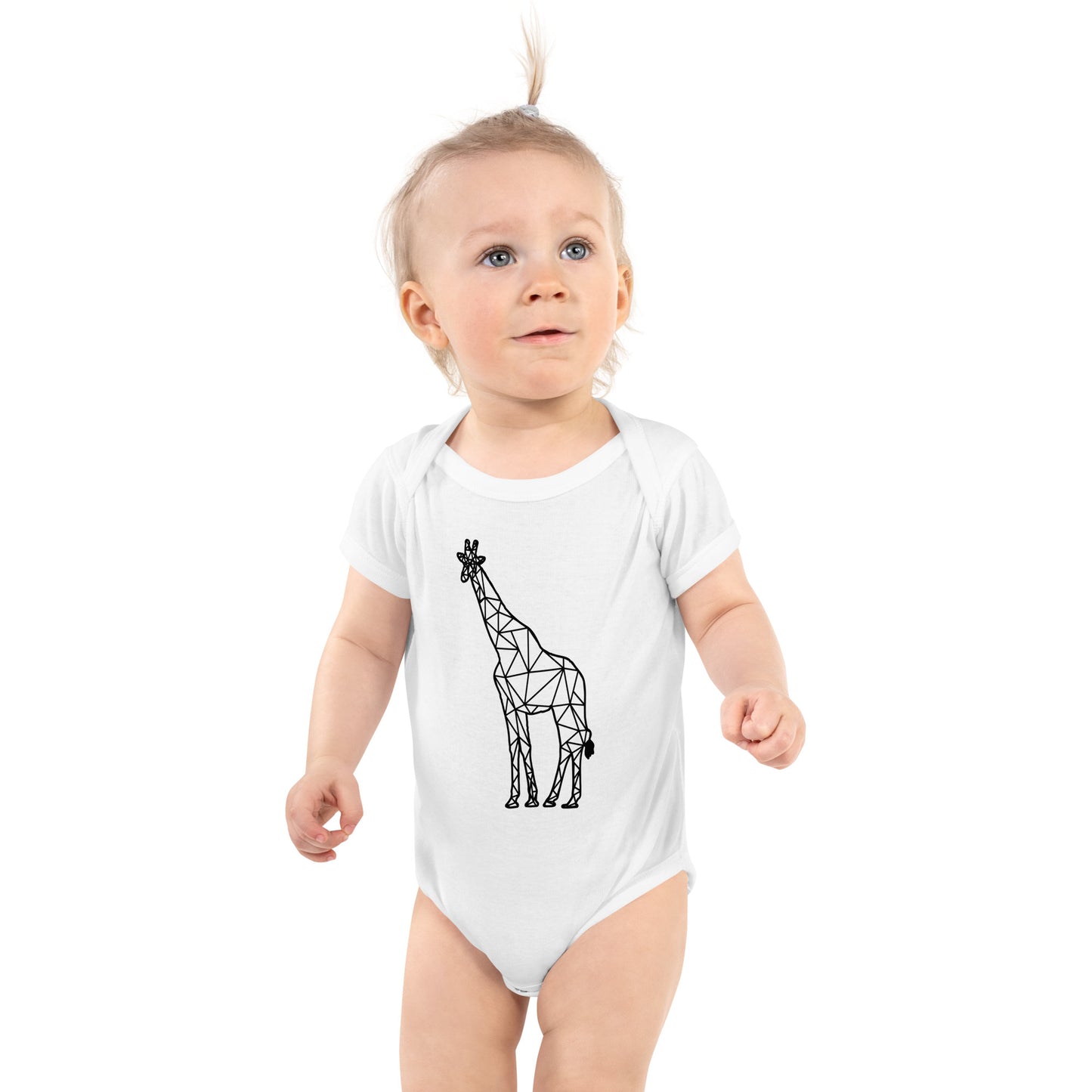 Giraffe Origami Infant Bodysuit - Light colors