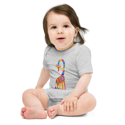 Curious Giraffe Baby short sleeve one piece