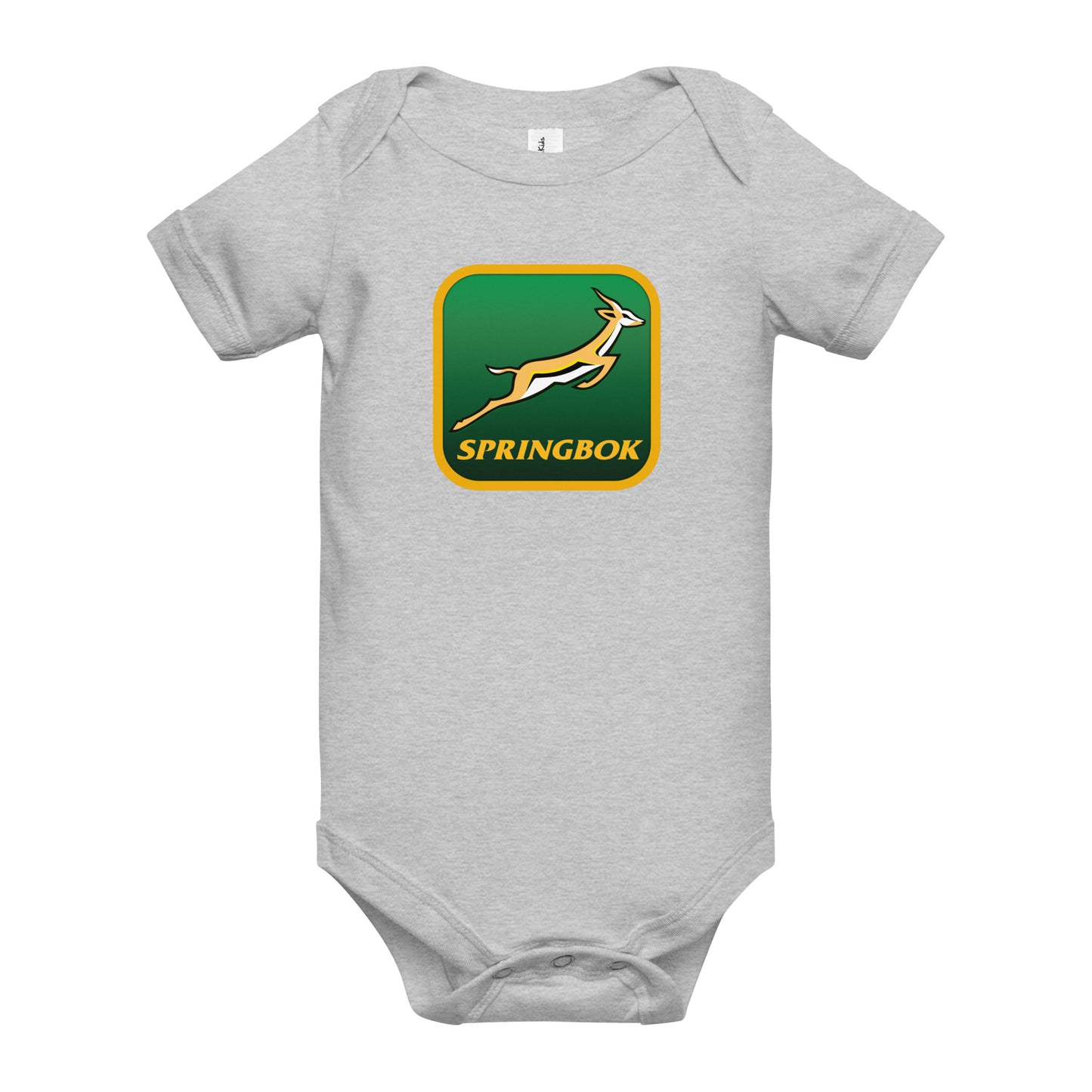 Springbok Fan Badge Custom Baby short sleeve one piece