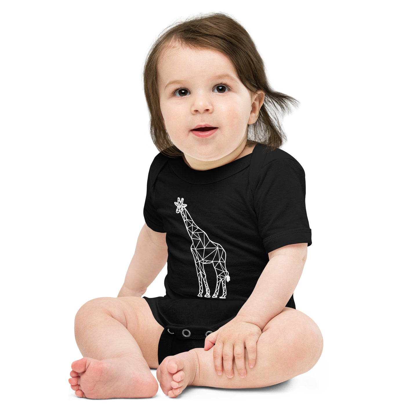 Giraffe Origami Baby short sleeve one piece