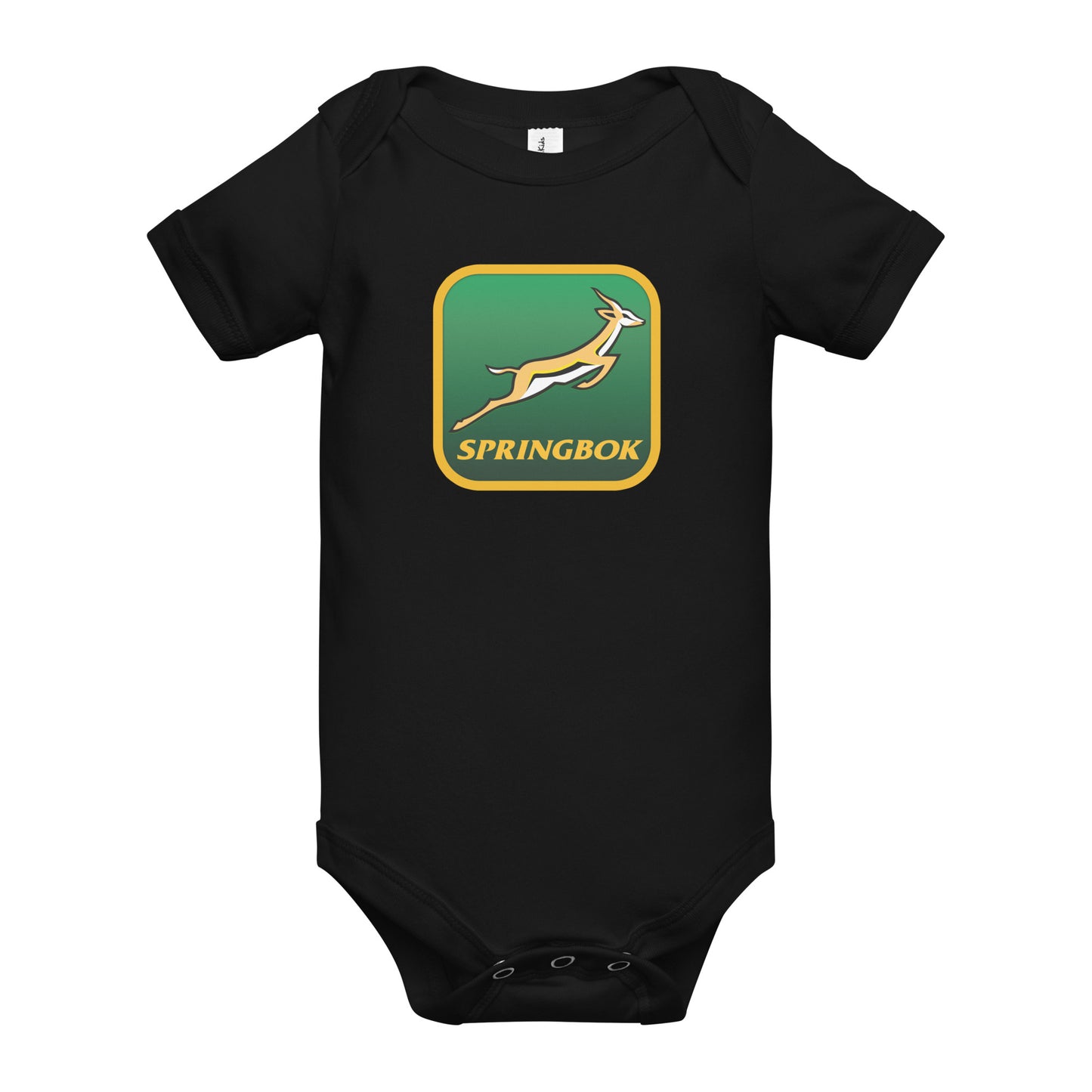 Springbok Fan Badge Custom Baby short sleeve one piece