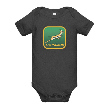 Springbok Fan Badge Custom Baby short sleeve one piece