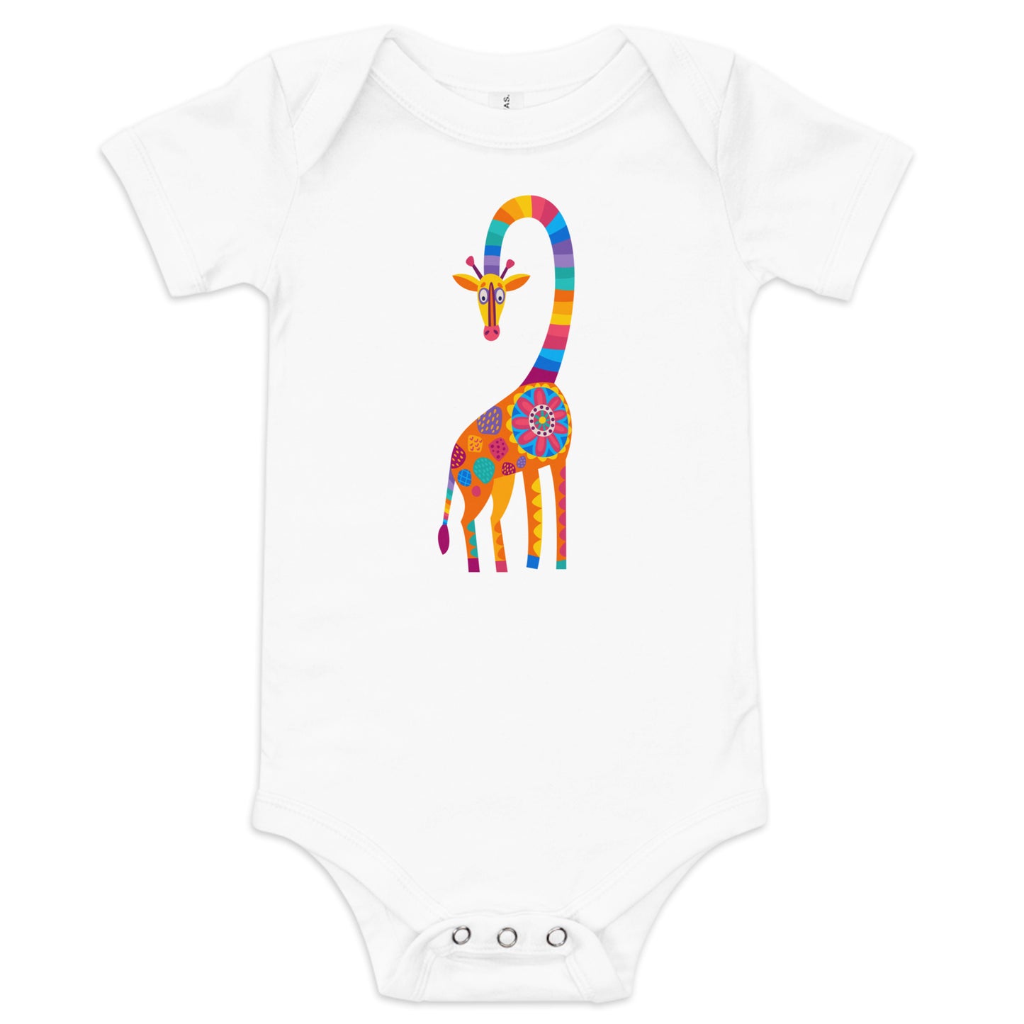 Curious Giraffe Baby short sleeve one piece