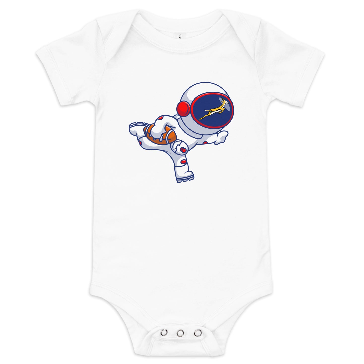 Astrobok Rugby Baby short sleeve onesie