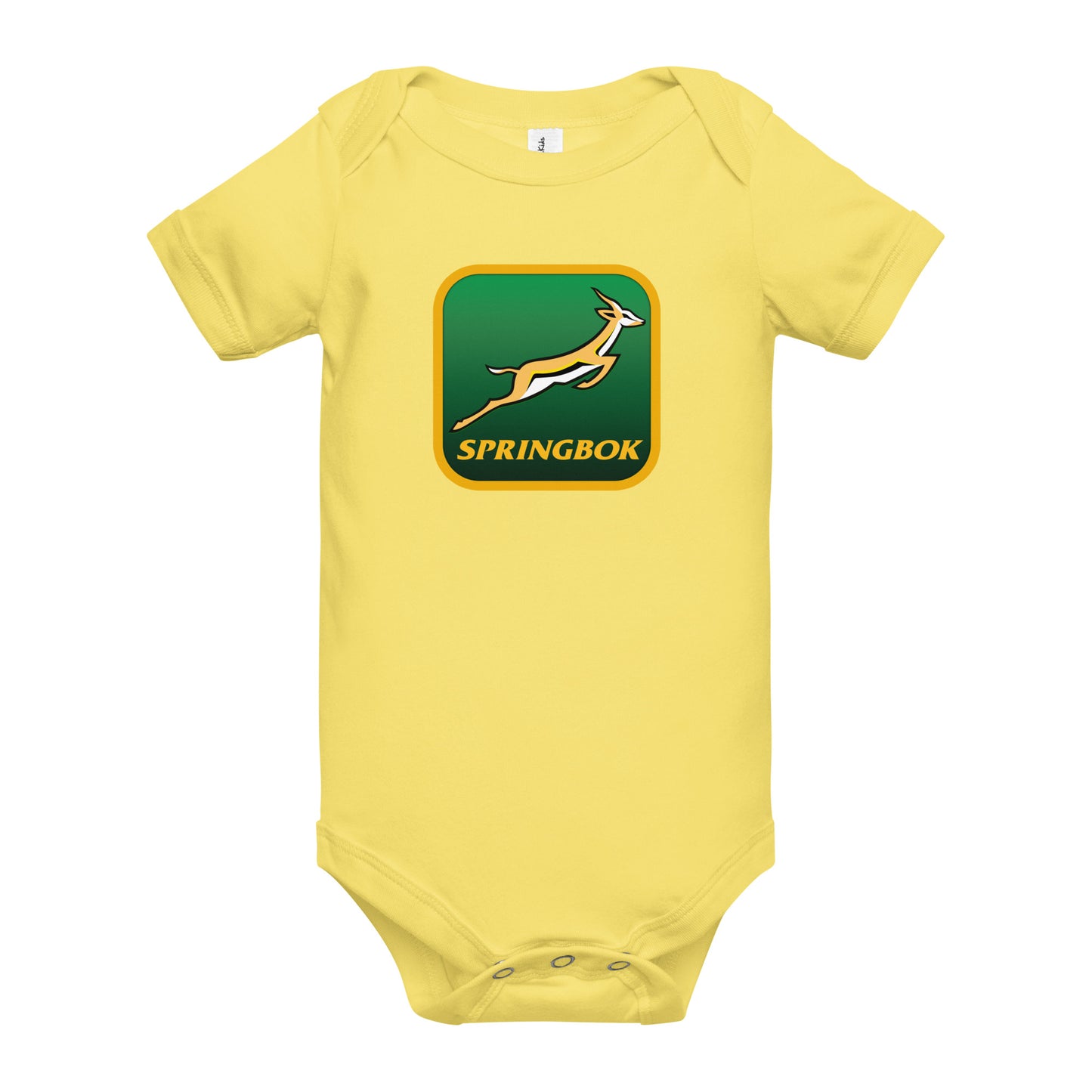 Springbok Fan Badge Custom Baby short sleeve one piece