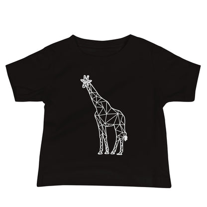 Giraffe Origami Baby Jersey Short Sleeve Tee - Dark Colors