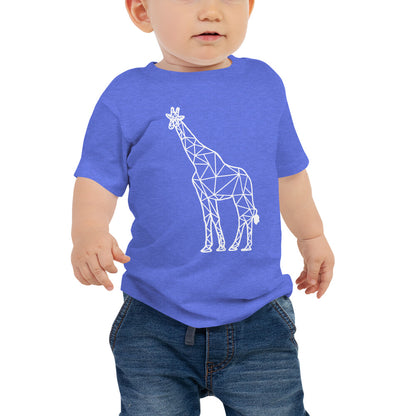 Giraffe Origami Baby Jersey Short Sleeve Tee - Dark Colors