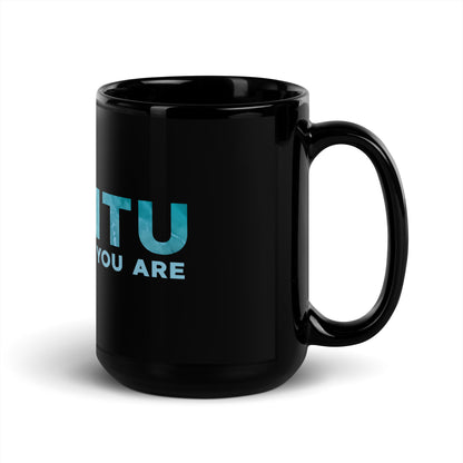 Ubuntu Black Glossy Mug - Ocean