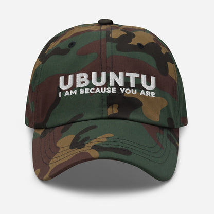 Ubuntu - White - Dad hat