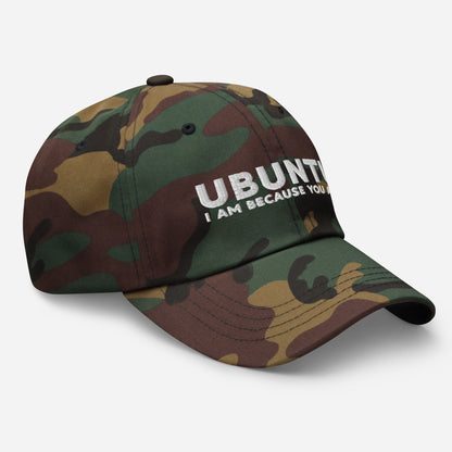 Ubuntu - White - Dad hat