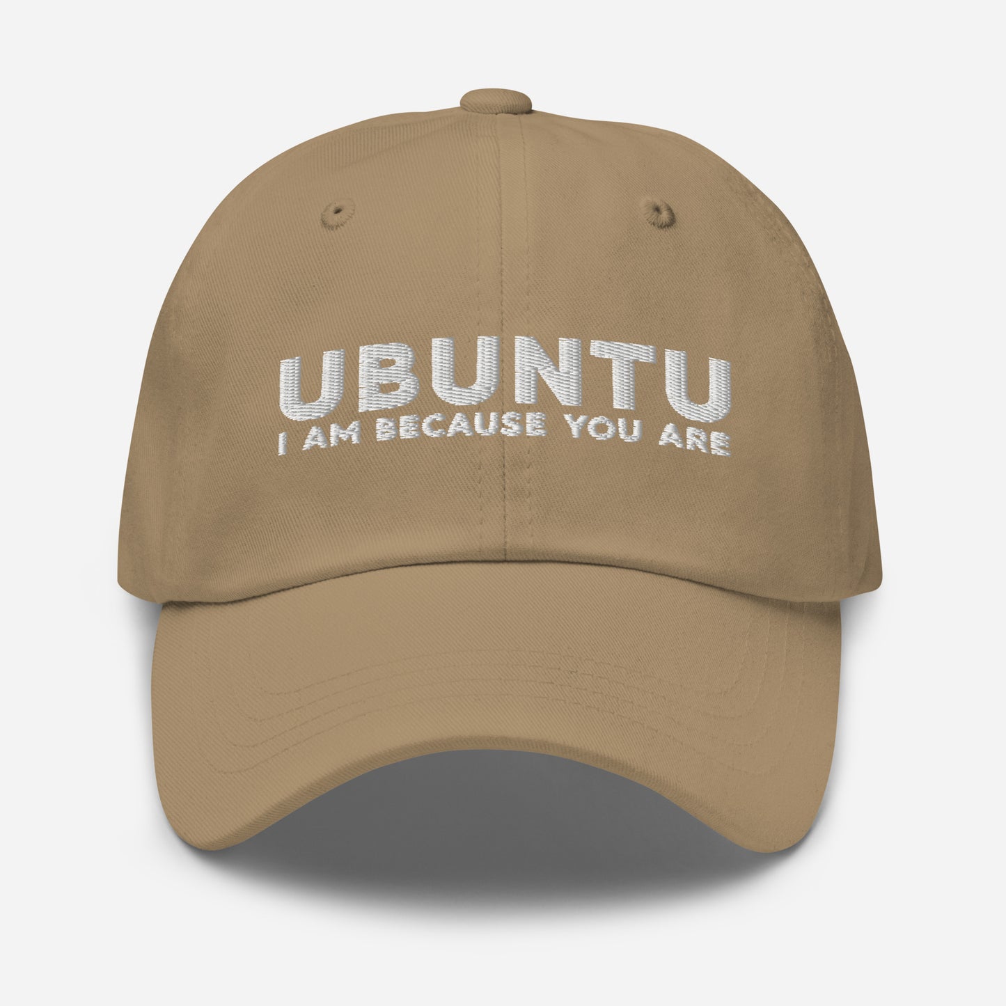 Ubuntu - White - Dad hat