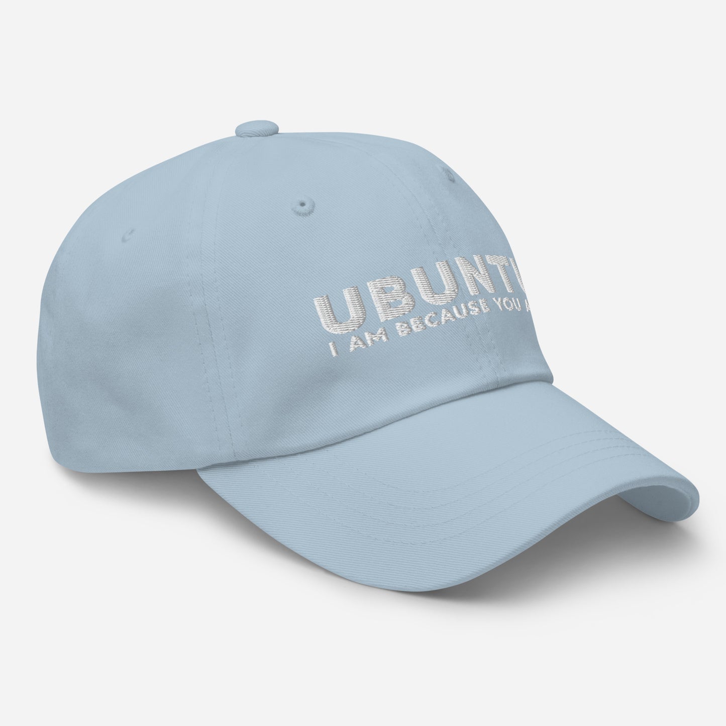 Ubuntu - White - Dad hat