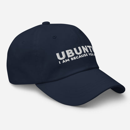 Ubuntu - White - Dad hat