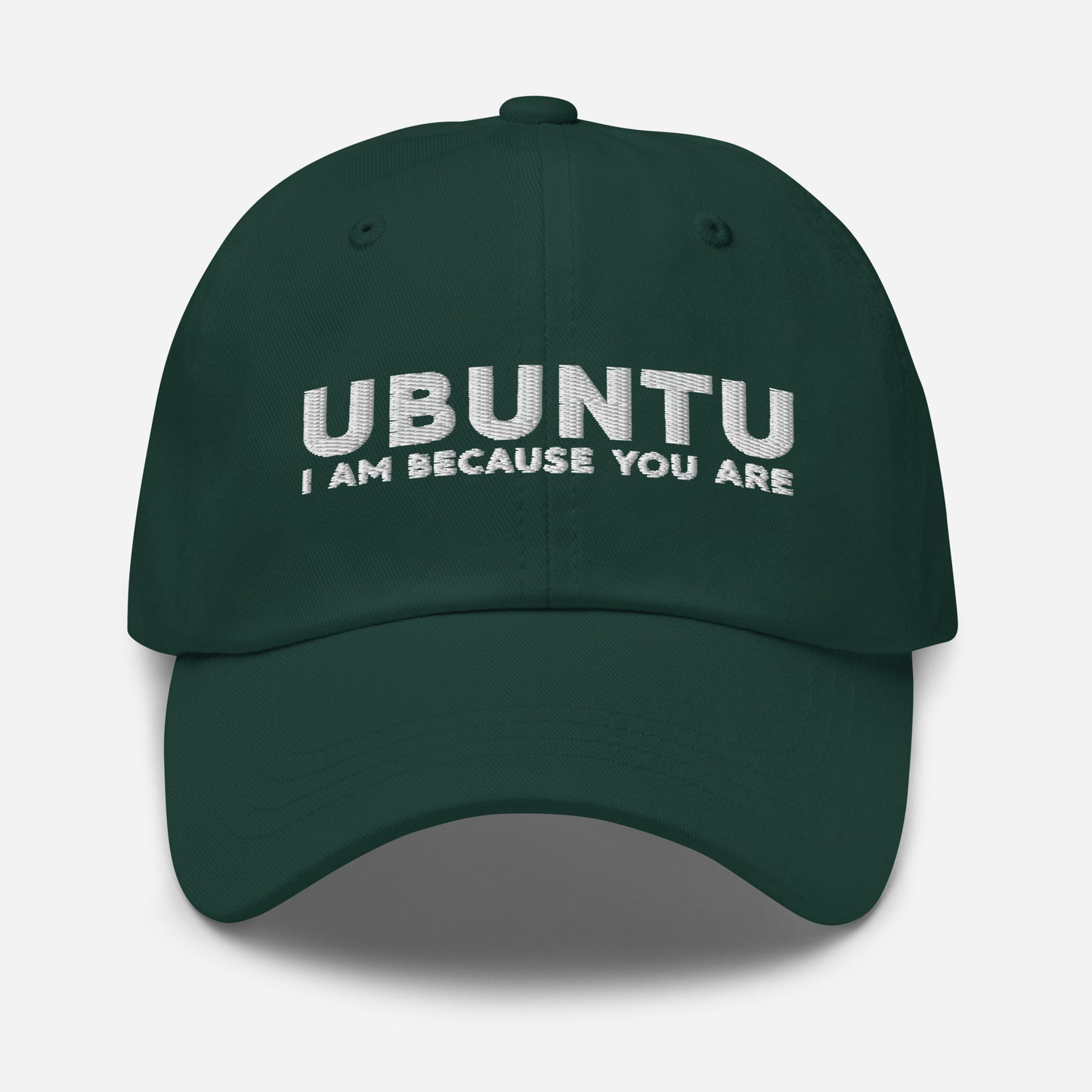 Ubuntu - White - Dad hat