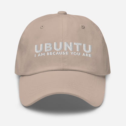 Ubuntu - White - Dad hat