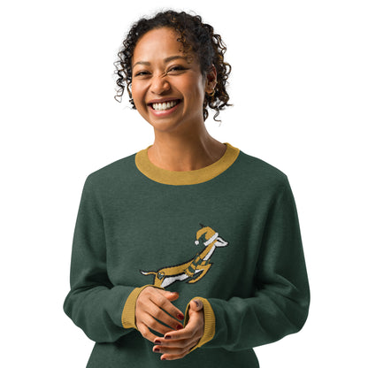 Xmasbok Knitted crew neck ugly sweater