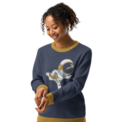 Astrobok Knitted crew neck sweater