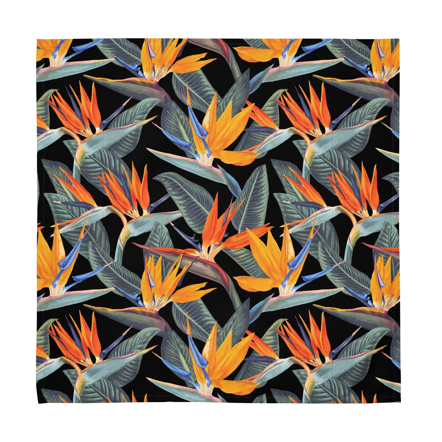 Strelitzia Cloth napkin set - Black