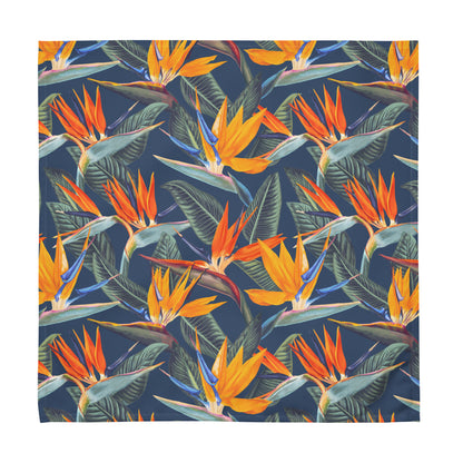 Strelitzia Cloth napkin set - Dusk Blue