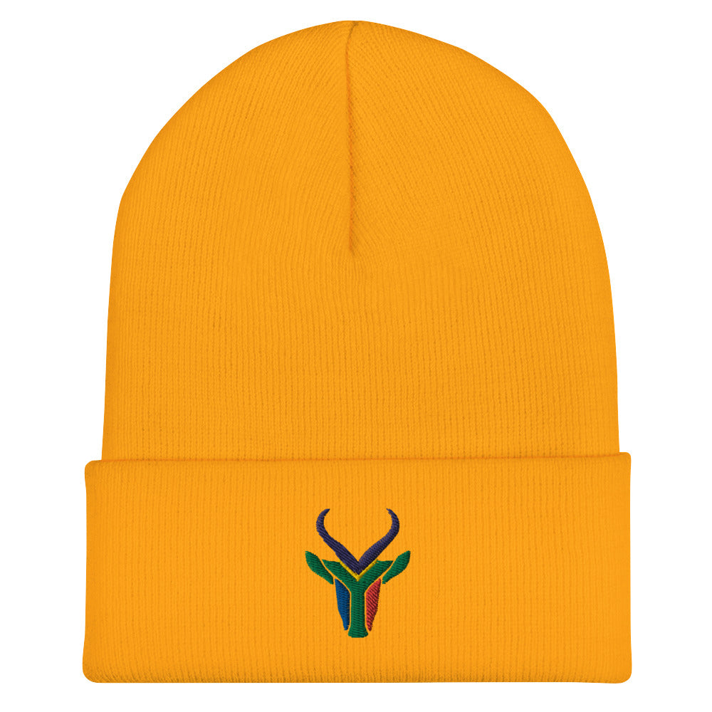 South African Springbok Cuffed Beanie