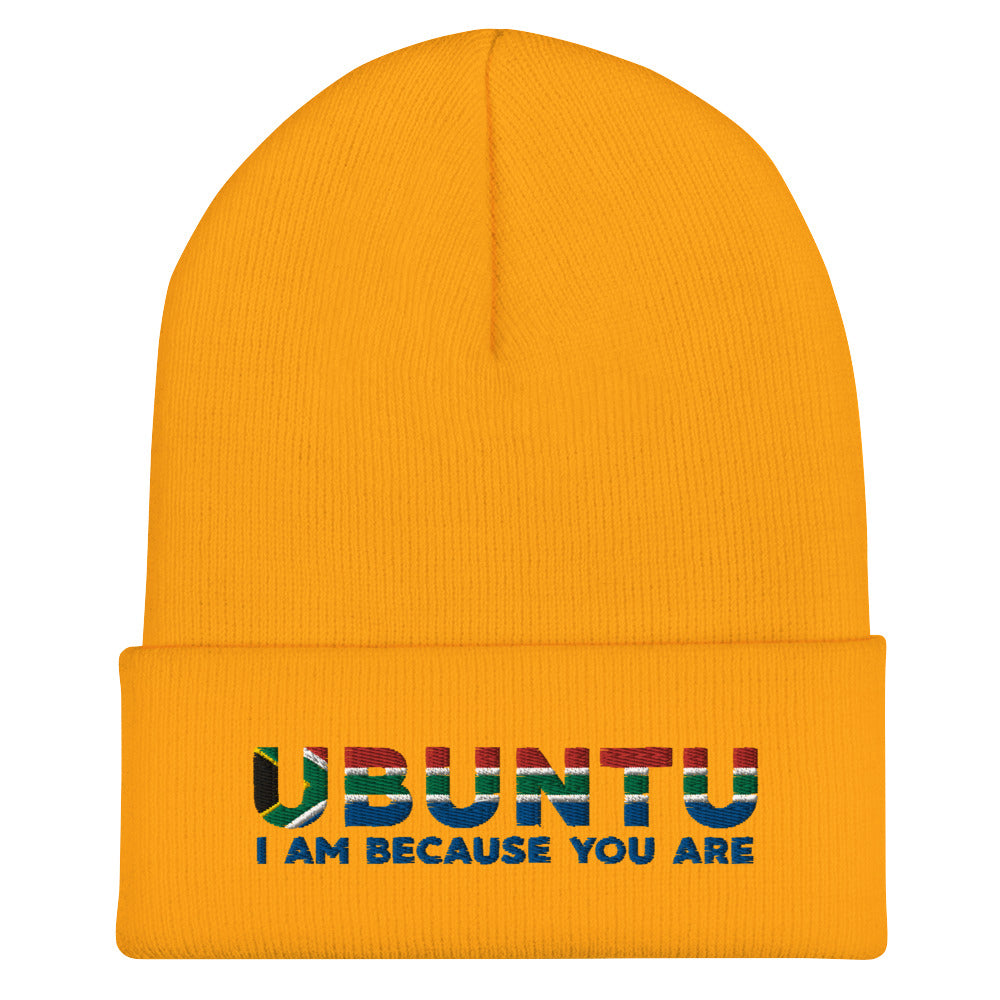 South African Ubuntu Cuffed Beanie