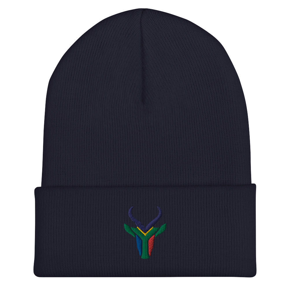 South African Springbok Cuffed Beanie