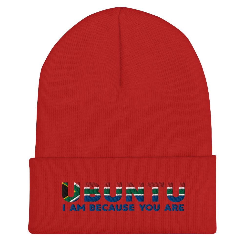 South African Ubuntu Cuffed Beanie