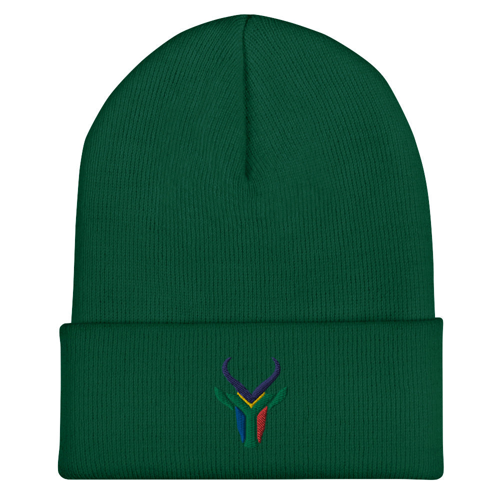 South African Springbok Cuffed Beanie