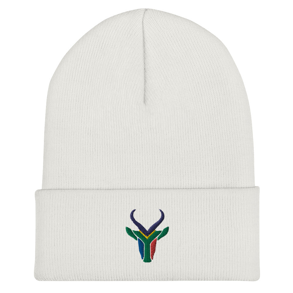 South African Springbok Cuffed Beanie