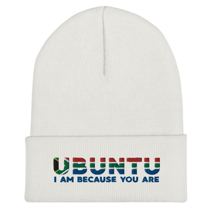 South African Ubuntu Cuffed Beanie