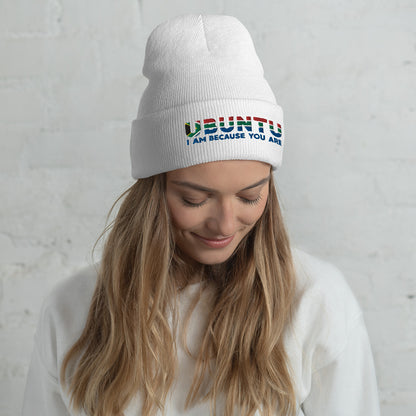 South African Ubuntu Cuffed Beanie