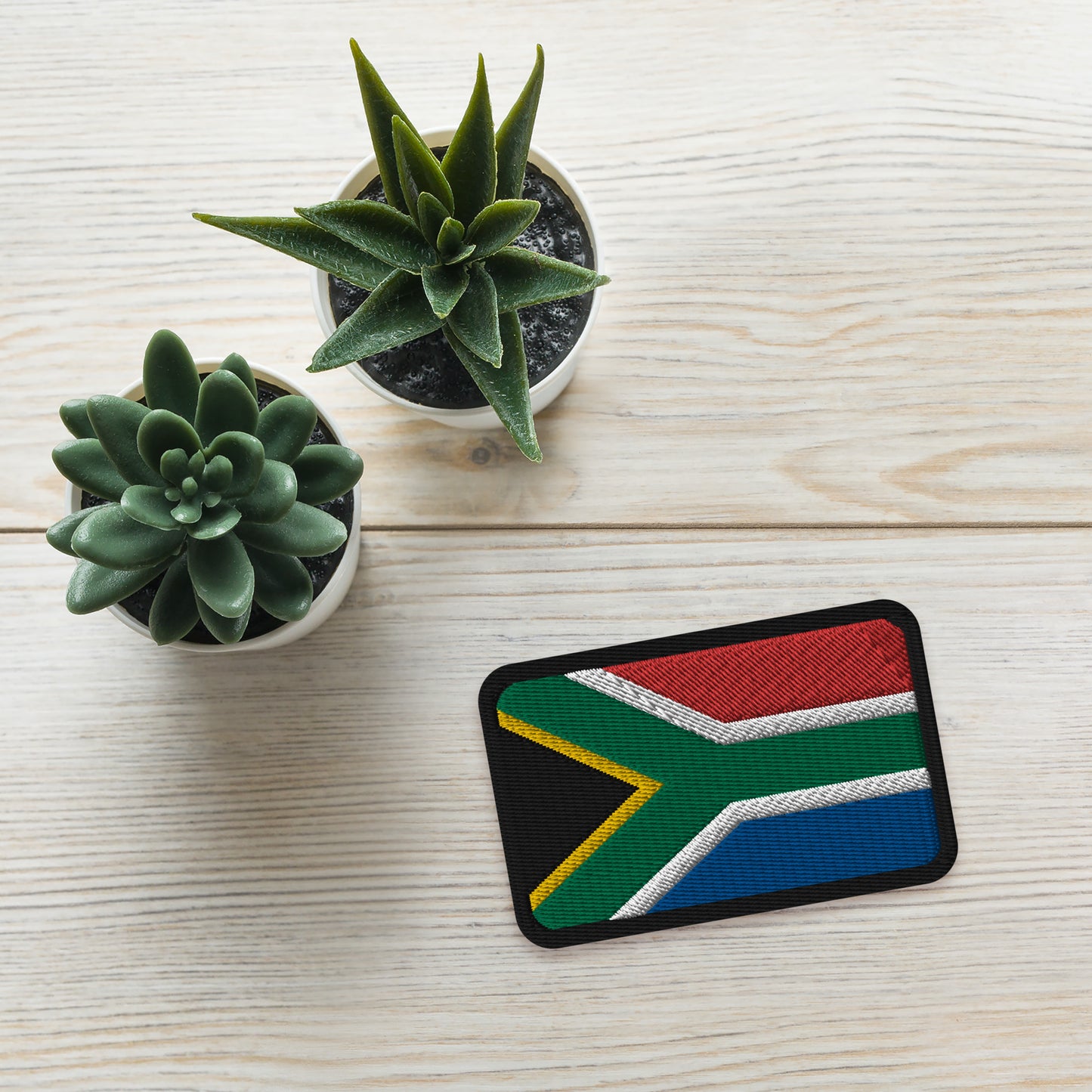 South African Flag Embroidered Iron on Patch