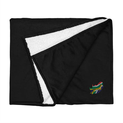 South African Book Fan Premium sherpa blanket