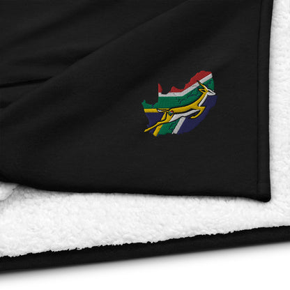 South African Book Fan Premium sherpa blanket