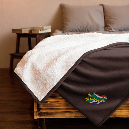 South African Book Fan Premium sherpa blanket