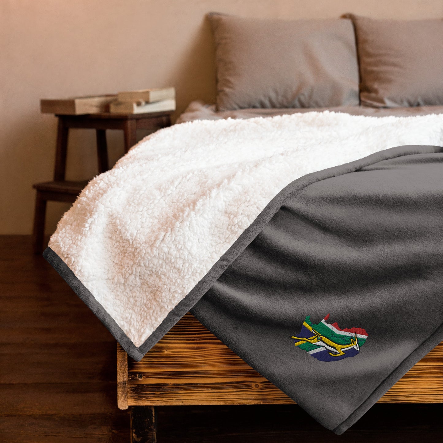 South African Book Fan Premium sherpa blanket