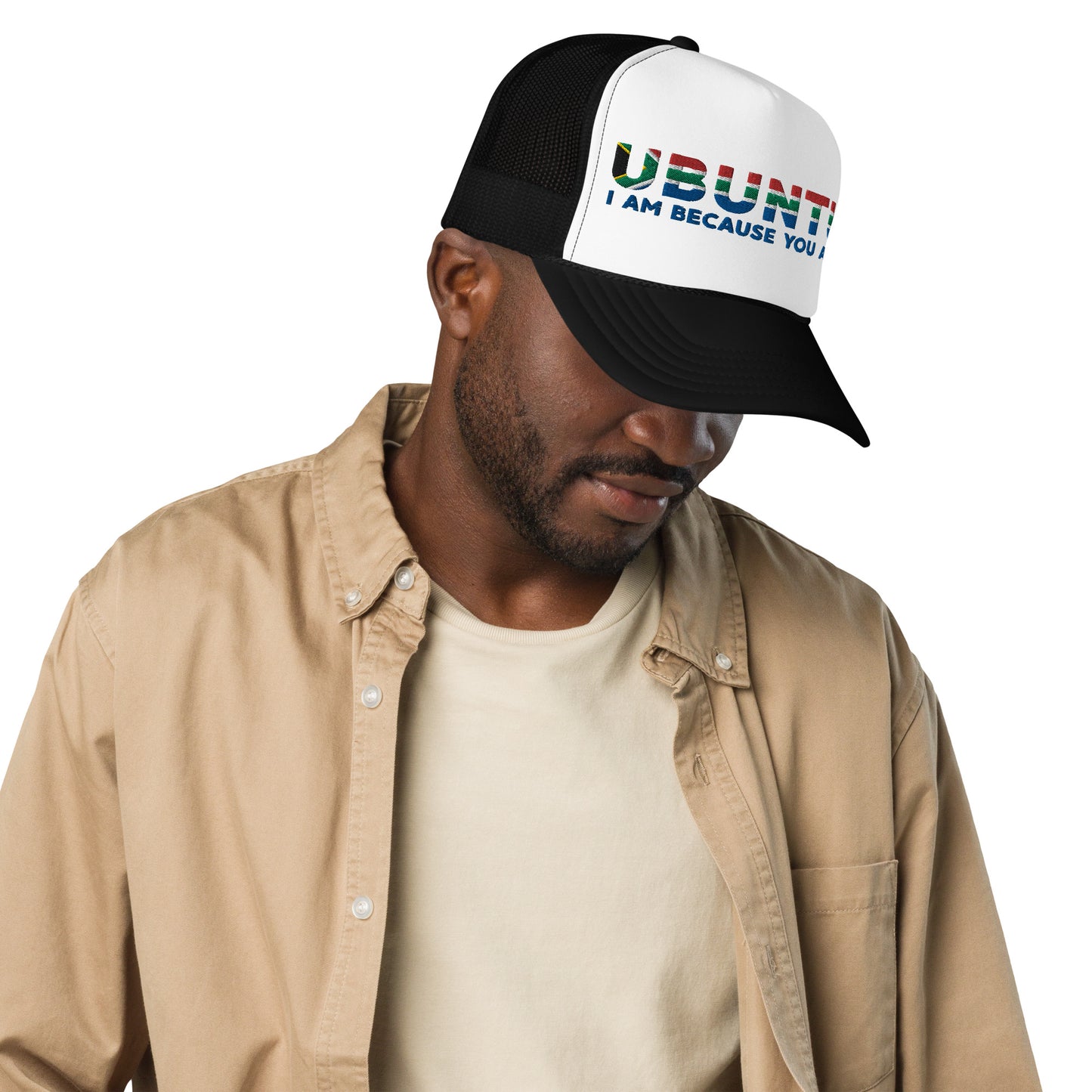 Ubuntu: I am because you are Foam trucker hat - SA Colors