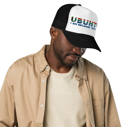 Ubuntu: I am because you are Foam trucker hat - SA Colors