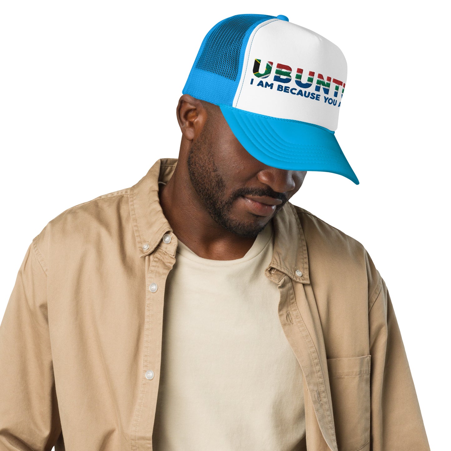 Ubuntu: I am because you are Foam trucker hat - SA Colors