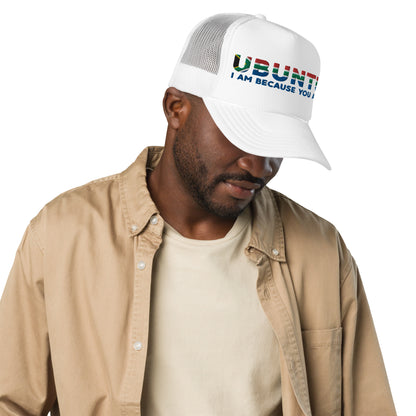 Ubuntu: I am because you are Foam trucker hat - SA Colors